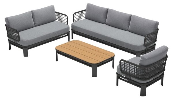 Set di mobili da giardino Garden Point Ravello Coffee 4 antracite