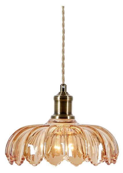 Lampada a sospensione Markslöjd, Dorato / Ottone, Soggiorno, Vetro