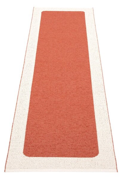 Passatoia da interno/esterno color mattone/color crema 70x240 cm Ilda Brick – Pappelina