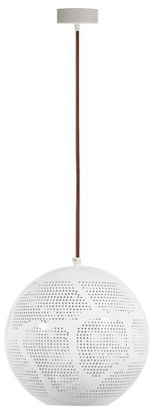 Candellux Lampadario a sospensione bianco Bene per 1x lampadina E27 con paralume rotondo 31-70579
