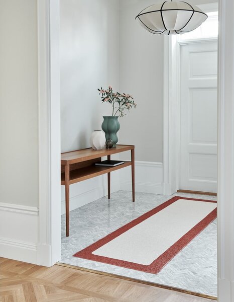 Passatoia da interno/esterno color mattone/color crema 70x240 cm Ilda Brick – Pappelina