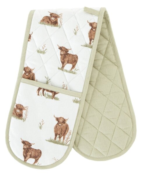 Doppio guanto da cucina in cotone Angus Highland Cow – Catherine Lansfield