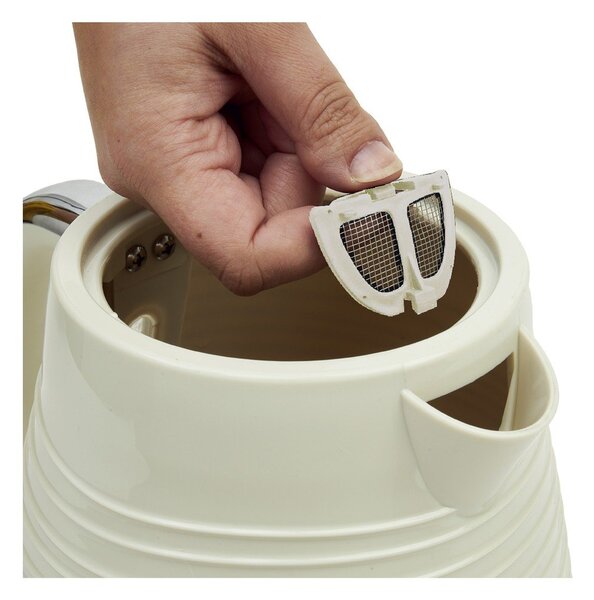 Bollitore color crema in plastica 1,7 l Devon – Haden