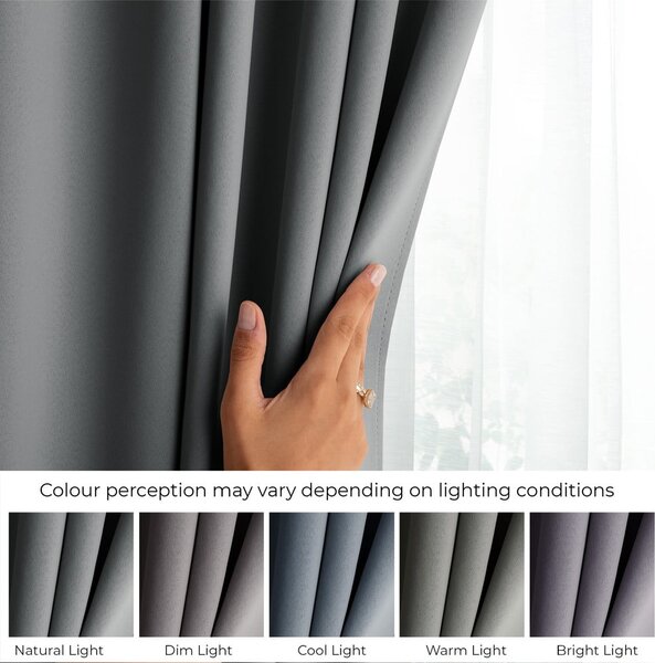 Tenda parzialmente oscurante grigia 140x270 cm Kierra – Restilo