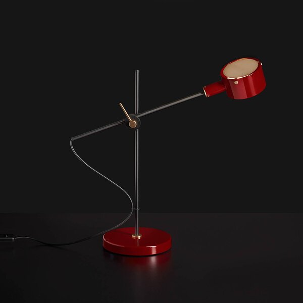 Oluce Go 252 lampada LED da tavolo rosso scarlatto