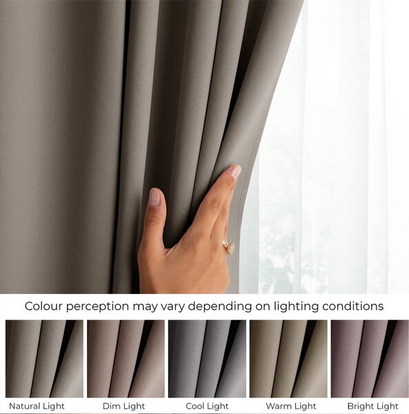 Tenda parzialmente oscurante greige 140x245 cm Kierra – Restilo