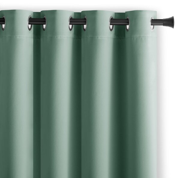 Tenda parzialmente oscurante verde chiaro 140x175 cm Kierra – Restilo
