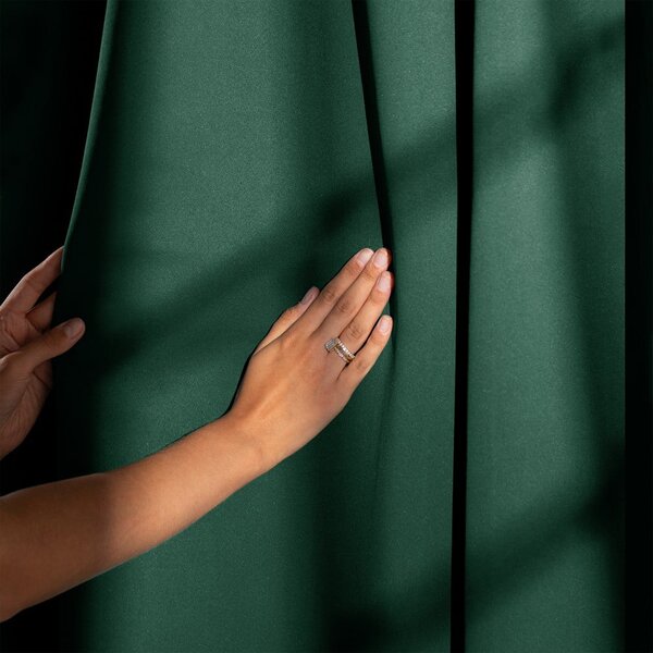 Tenda parzialmente oscurante verde scuro 140x175 cm Kierra – Restilo