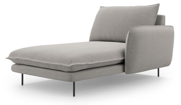 Poltrona lounge grigio chiaro, angolo destro Vienna - Cosmopolitan Design