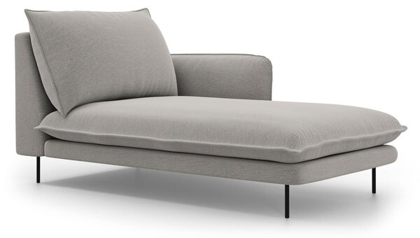 Poltrona lounge grigio chiaro, angolo destro Vienna - Cosmopolitan Design