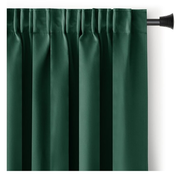 Tenda parzialmente oscurante verde scuro 140x245 cm Kierra – Restilo