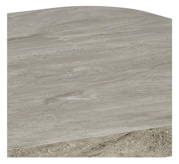 Tavolino da salotto grigio chiaro con effetto marmo 60x60 cm Solano – Actona