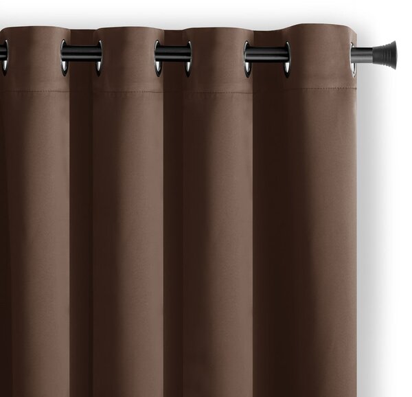 Tenda parzialmente oscurante marrone 140x245 cm Kierra – Restilo
