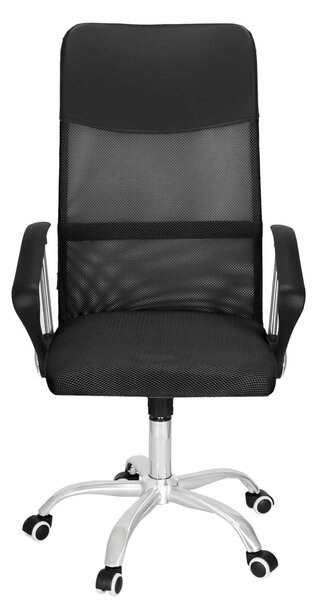 Springos® Sedia da ufficio Sedia per computer Schienale imbottito Altezza regolabile con rotelle Sedia girevole fino a 120 kg