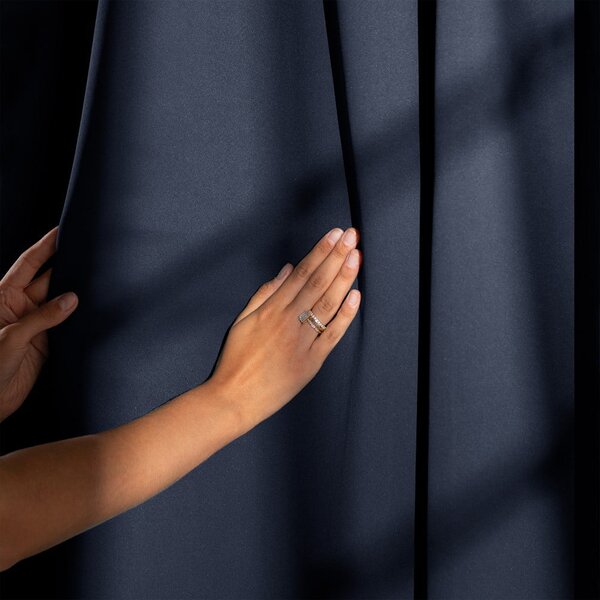 Tenda parzialmente oscurante blu scuro 140x175 cm Kierra – Restilo
