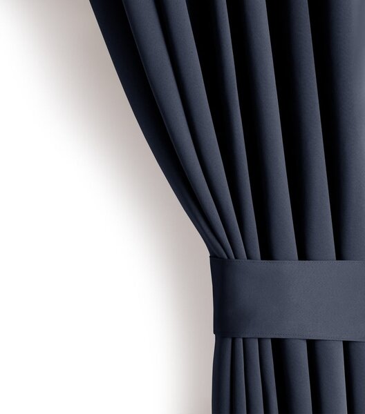 Tenda parzialmente oscurante blu scuro 140x175 cm Kierra – Restilo