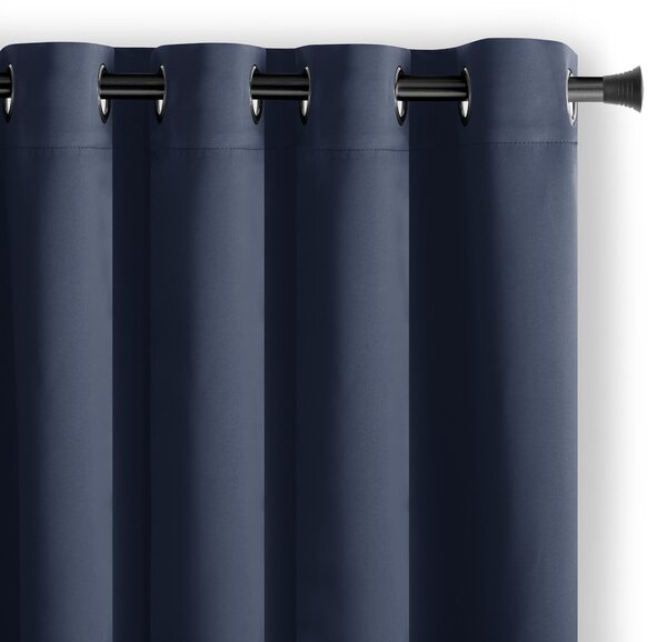 Tenda parzialmente oscurante blu scuro 140x175 cm Kierra – Restilo