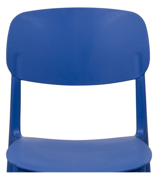 Sedia da esterno blu in plastica Hébé – Bonami Essentials