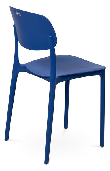 Sedia da esterno blu in plastica Hébé – Bonami Essentials