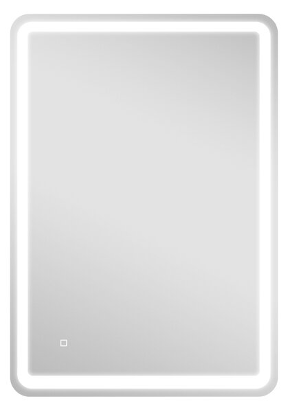 HOMCOM Specchio Bagno con Interruttore Touch, Luce LED a 3 Temperature e Antiappannamento, 70x100cm | Aosom Italy