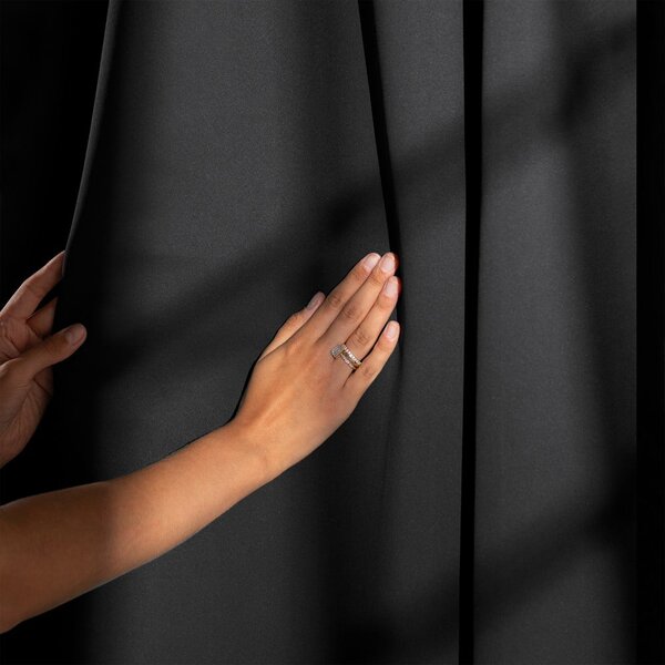 Tenda parzialmente oscurante nera 140x245 cm Kierra – Restilo