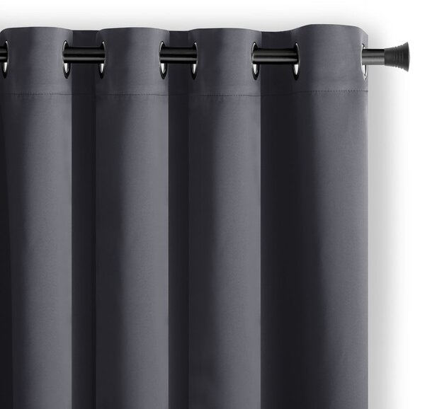 Tenda parzialmente oscurante grigio scuro 140x175 cm Kierra – Restilo