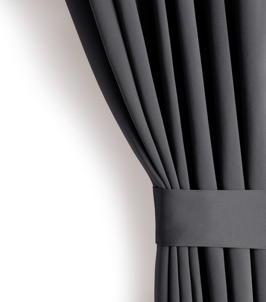 Tenda parzialmente oscurante grigio scuro 140x175 cm Kierra – Restilo