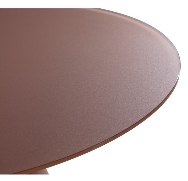 Tavolo da pranzo rotondo con piano in vetro ø 120 cm Vida – MOME