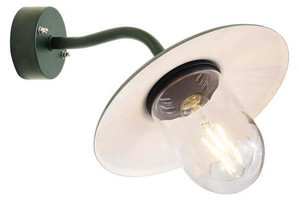Lampada da parete per esterni verde scuro IP44 - Monaco