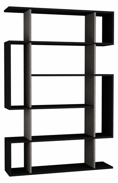 Libreria verticale antracite e beige 110x161h cm - Agamermis