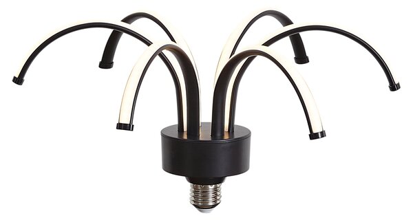 Lampada decorativa LED E27 nera 6W 450 lm 3000K