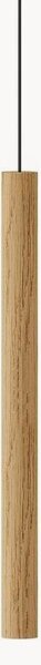 Lampada a sospensione a LED in legno di quercia Chimes