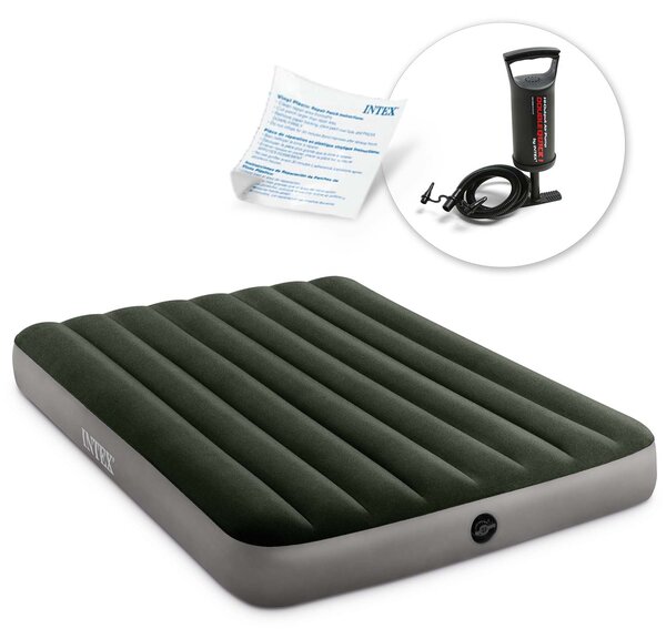Materasso gonfiabile per due persone con pompa a pistone INTEX 664108 - 68612