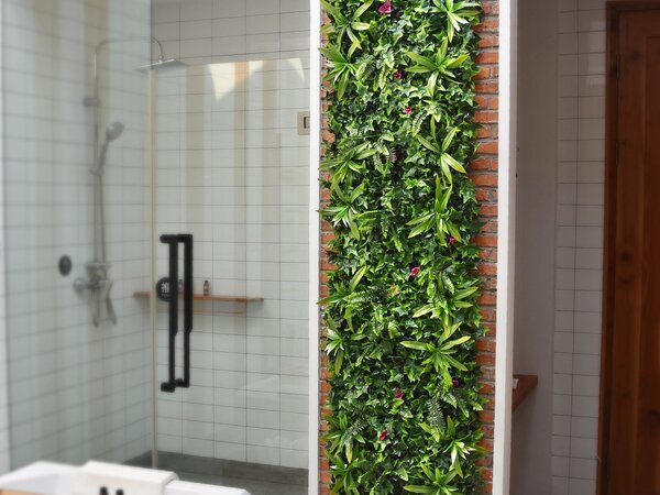 Parete vegetale sintetica set da 3 m² Verde - IKAZ