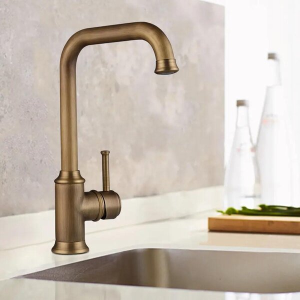 Rubinetto per bagno - Rubinetto per lavabo - Montaggio a vista - Ottone - Cartuccia in Vetroceramica - 0,5-0,7 MPa - Base 5,3 cm - Attacco standard - Giallo
