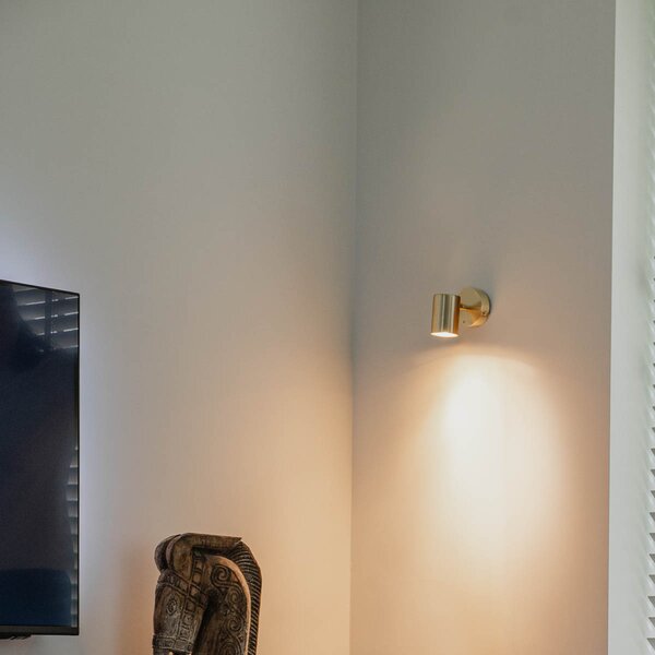 Faretto moderno regolabile in ottone - Jeana