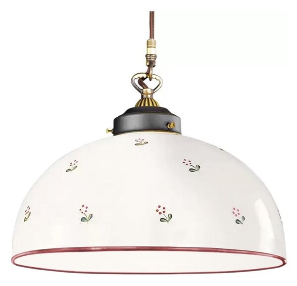 Kolarz 731.32.77 - Lampadario a sospensione con filo NONNA 1xE27/75W/230V diametro 36 cm rosso