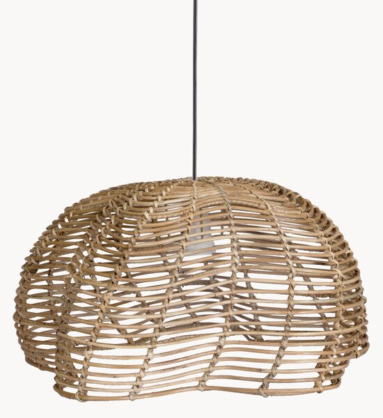 Lampada a sospensione da esterno in rattan Mayla, varie misure