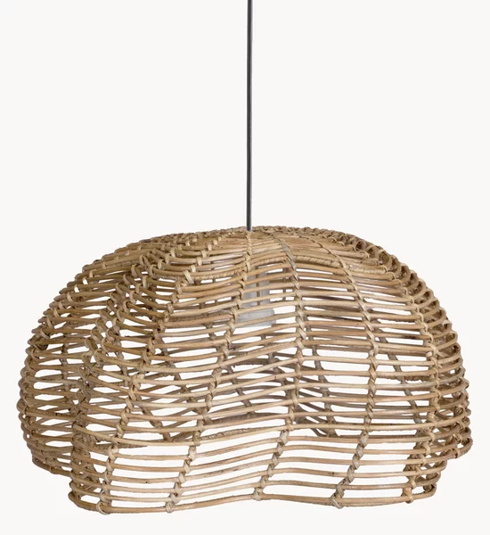 Lampada a sospensione da esterno in rattan Mayla, varie misure