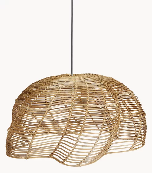 Lampada a sospensione da esterno in rattan Mayla, varie misure