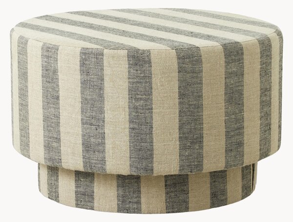 Pouf in lino Ladoga