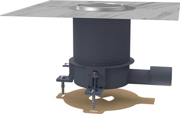 Hutterer & Lechner HL542Prblue Scarico per doccia e pavimento, 1 pezzo