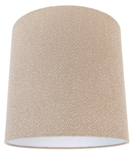 Paralume in tessuto beige con tessuto Teddy 40/40/40