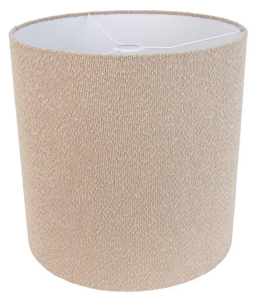 Paralume in tessuto beige con tessuto Teddy 40/40/40