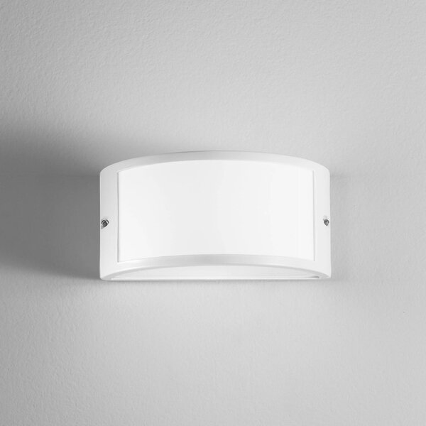 INTEC Applique da esterni Austin, dimmerabile, Bianco / Opale, Alluminio, Moderno, Applique da esterni