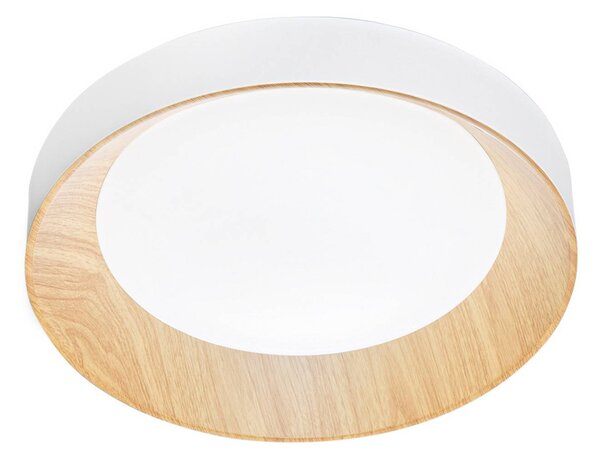 Luce Ambiente Design Plafoniera a LED Arka, Bianco / Opale, Soggiorno / Sala da pranzo, Metallo, Moderno, Plafoniera LED