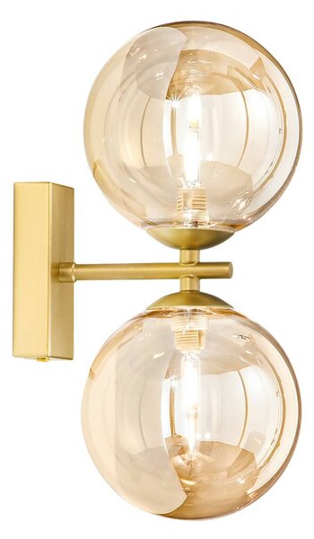 Luce Ambiente Design Applique da parete Honey, dimmerabile, Ottone / Oro, Soggiorno / Sala da pranzo, Metallo, Applique