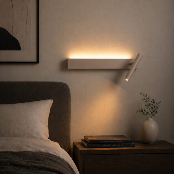 Brilagi - Spot da parete LED ARLIX LED/3W/230V + LED/7W beige CRI 90