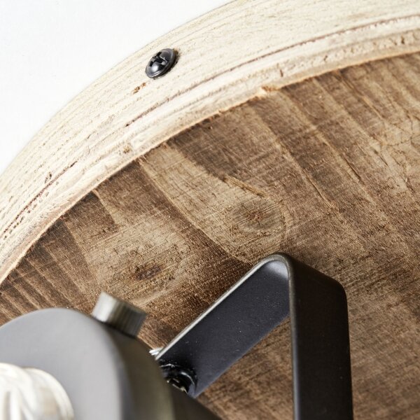 Brilliant - Faretto CARMEN WOOD 3xGU10/5W/230V eucalipto