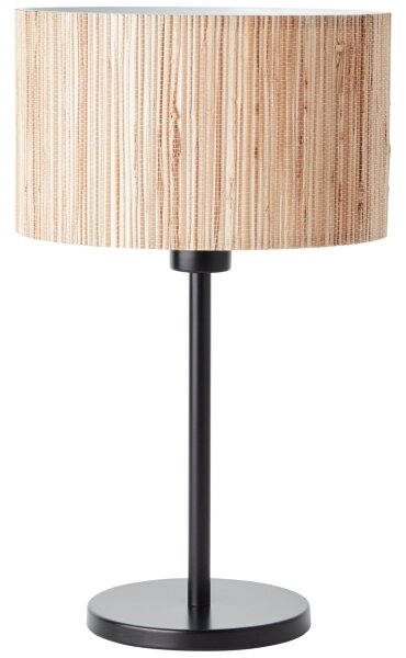 Brilliant - Lampada da tavolo WIMEA 1xE27/52W/230V nera/beige